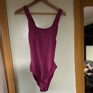 Land End Pink One Piece Swimsuit